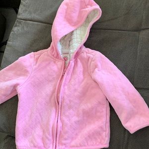 Pink Gymboree zip up 18-24 months worn once